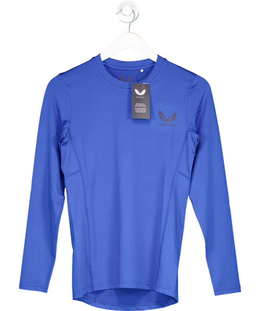Castore Blue Long Sleeve Baselayer Top UK S