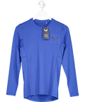 Castore Blue Long Sleeve Baselayer Top UK S