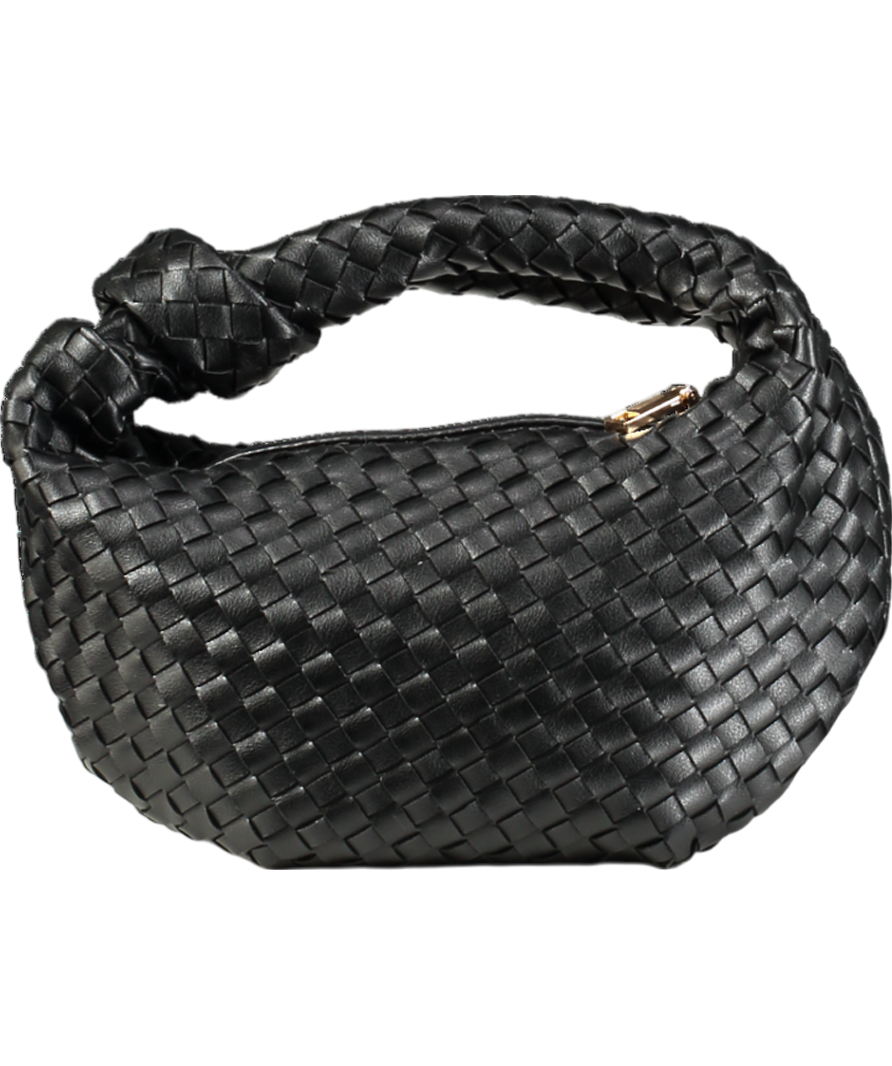 Meli Bianco Drew Small Woven Bag - Black