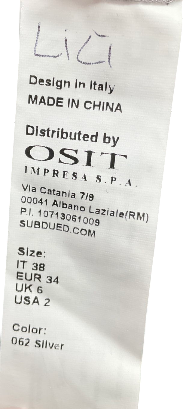 subdued Metallic Sequin Shorts UK XS