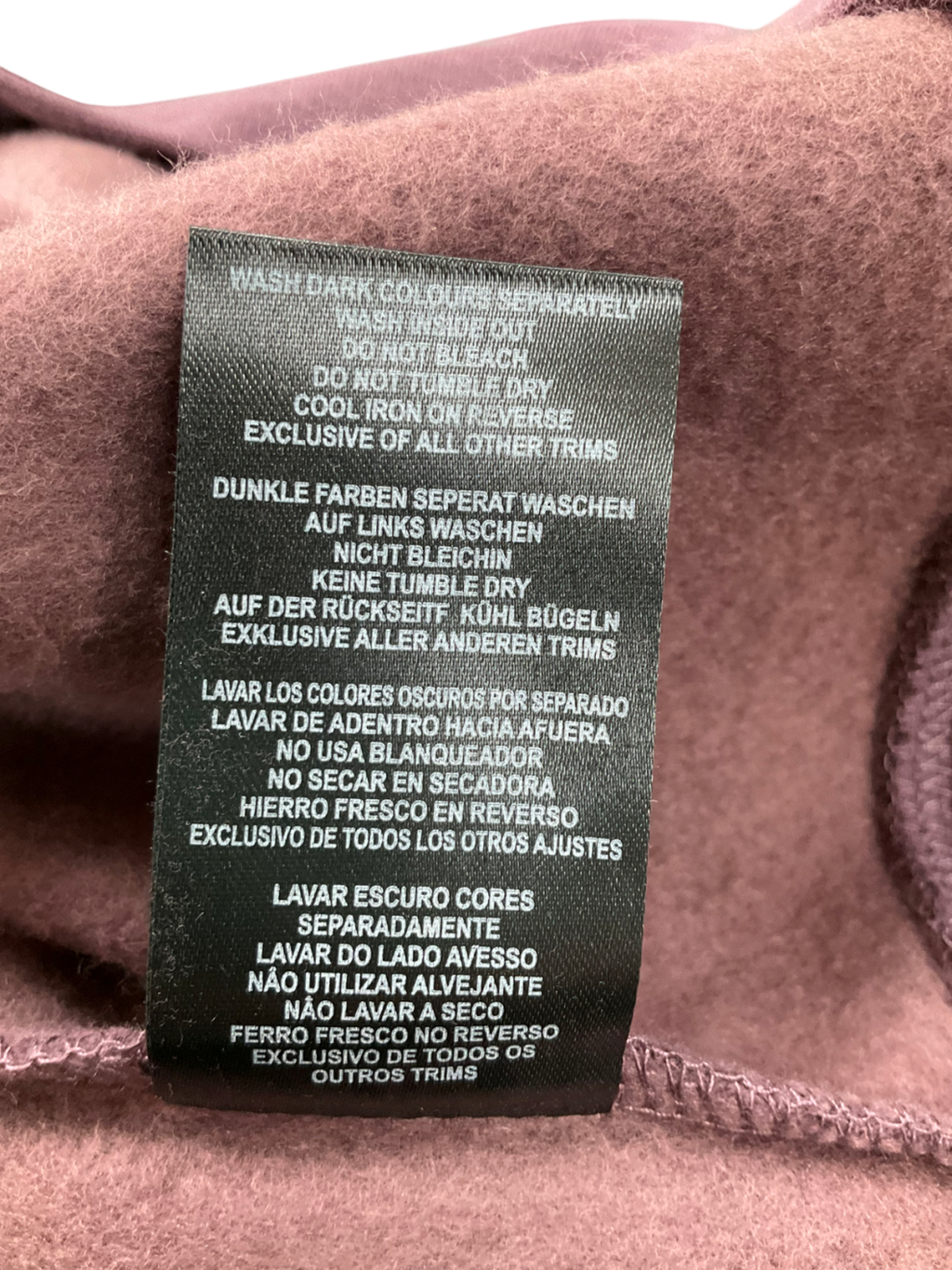 GYM KING Purple Luxe Hood In Deep Plum UK 14