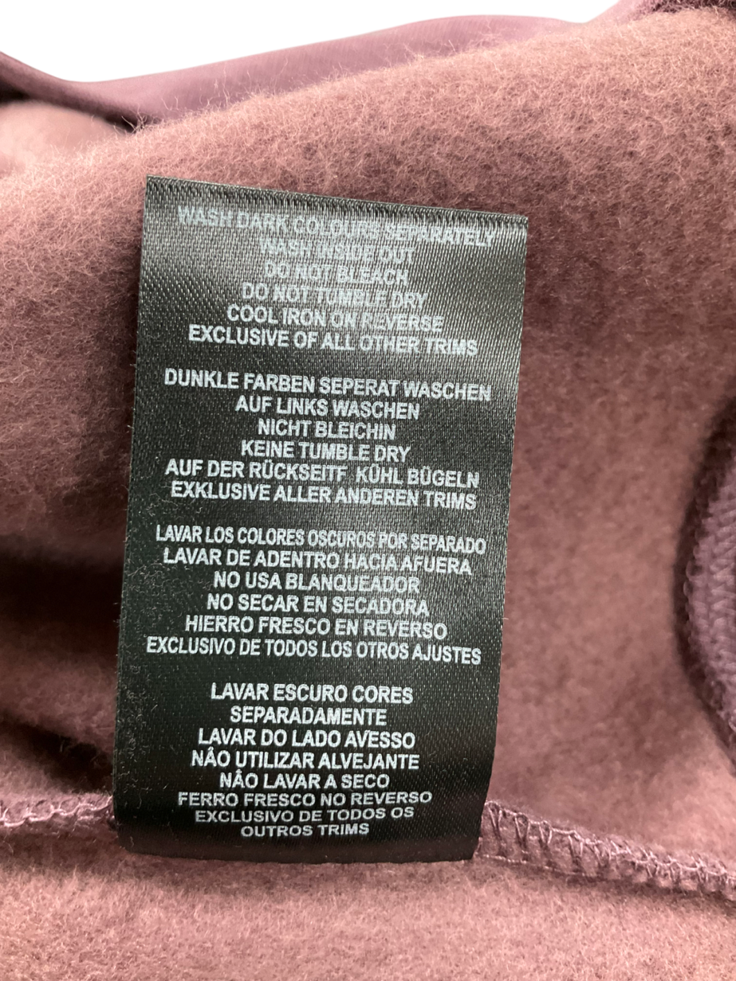 GYM KING Purple Luxe Hood In Deep Plum UK 14