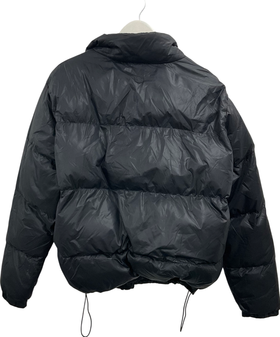 boohooMan Puffer Jacket In Black UK L