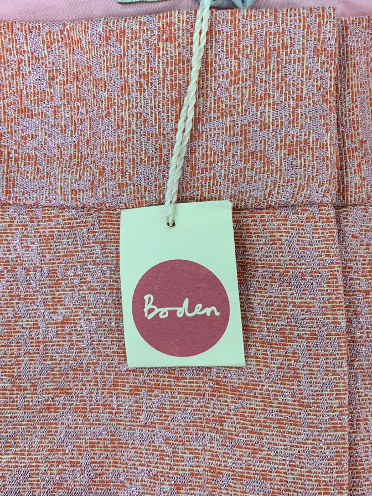 Boden Pink Textured Trousers UK 18L