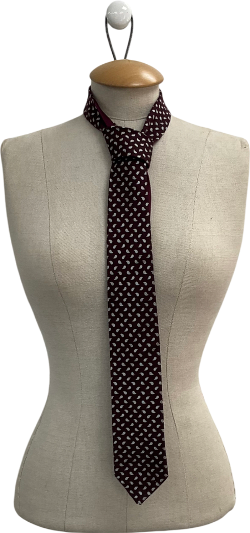 Sprezza Red Silk Blend Tie One Size