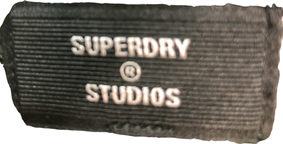 Superdry Gunmetal Studios Metallic Sweater UK Size 8
