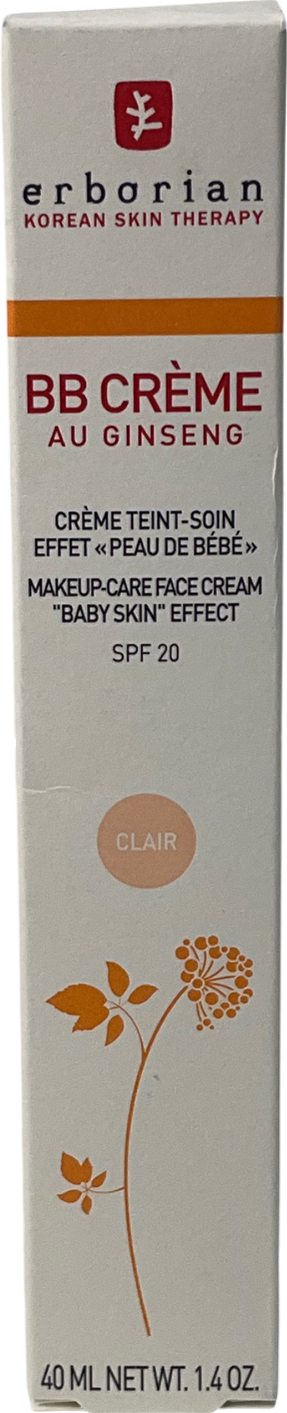Erborian Bb Cream With Ginseng Clair 40ml