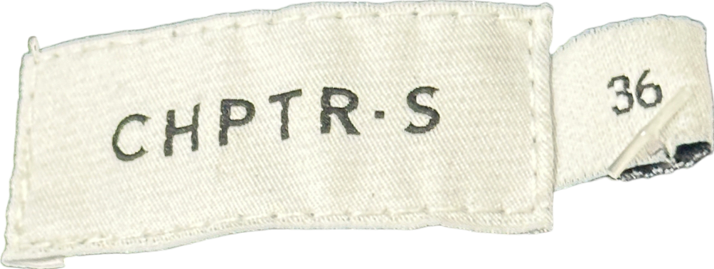 CHPTR-S Black Pinstripe Skirt EU 36 UK 8