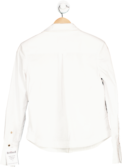 Karen Millen White Slim Fit Shirt UK 6