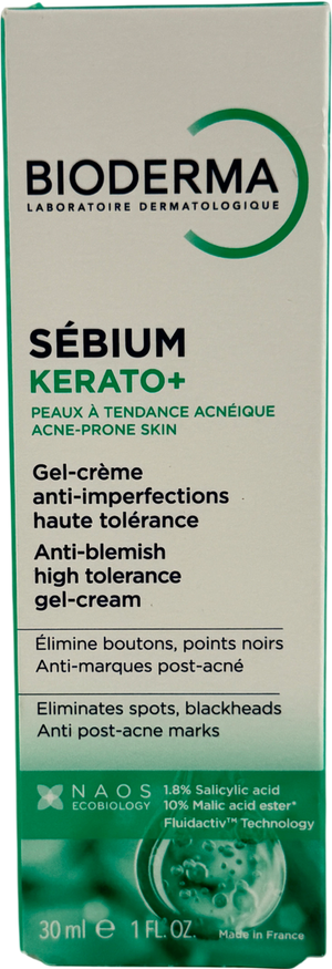 Bioderma Sébium Kerato+ Anti-blemish Gel Cream For Acne Prone Skin 30ml