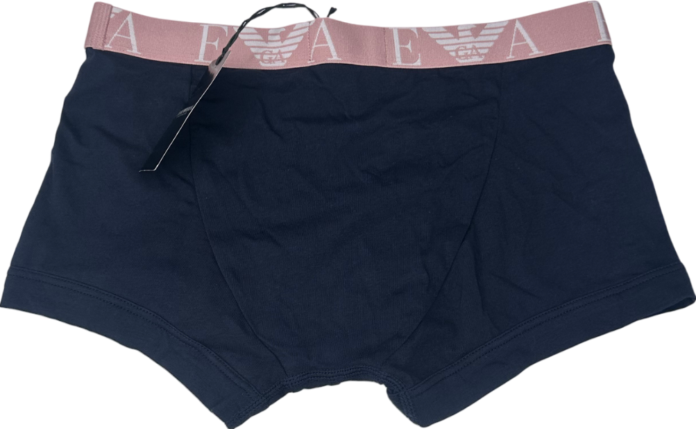 Emporio Armani Blue Logo Boxers UK S