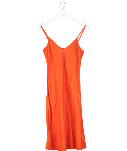 MERLETTE Orange Women's Wallis Smocked Dress UK XS