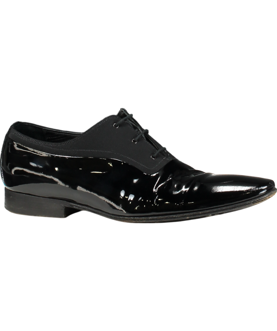 Christian Dior Black Patent Lace Up Oxford Shoe UK 7 EU 41 👞