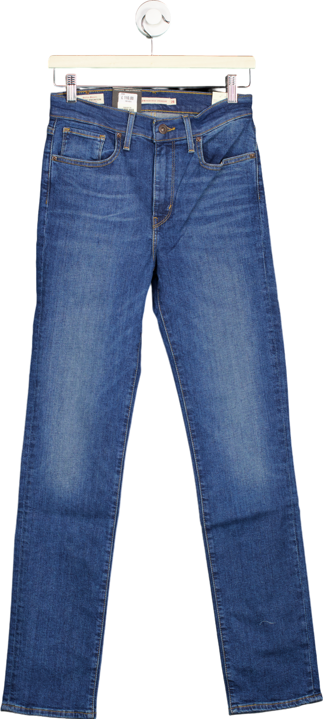 Levi's Blue 724 High-Rise Slim Straight Jeans W28