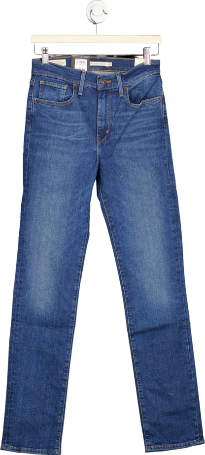Levi's Blue 724 High-Rise Slim Straight Jeans W28