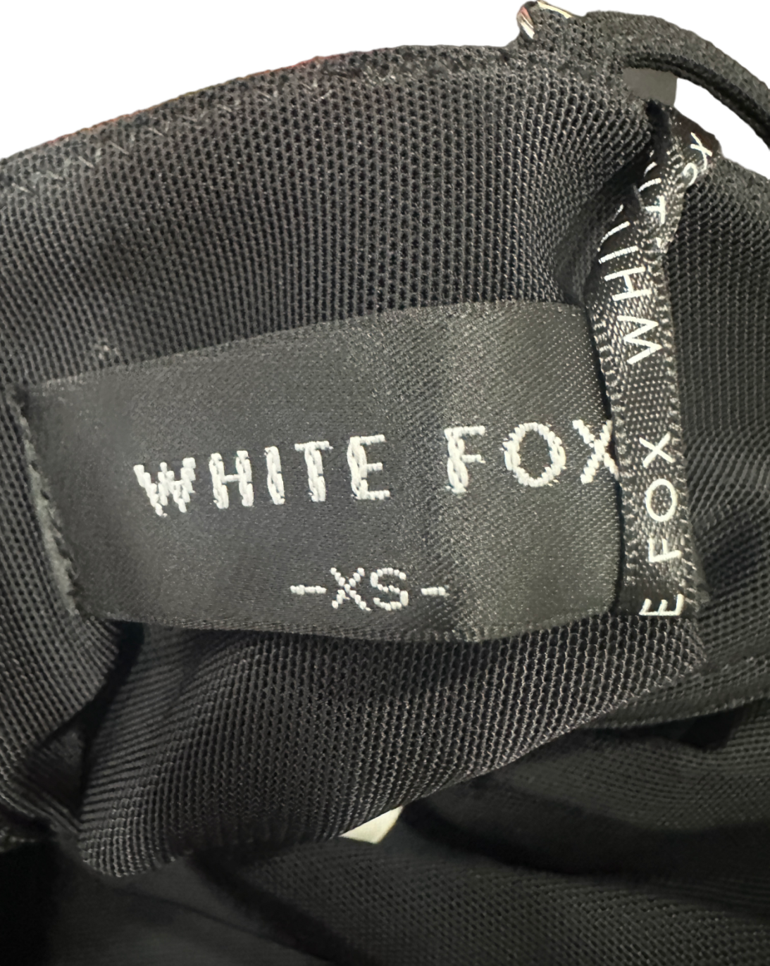 White Fox Black Full Of Flavour Midi Dress XS