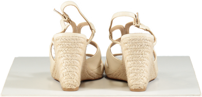 Mint Velvet Cream Pip Espadrille Wedges UK 7