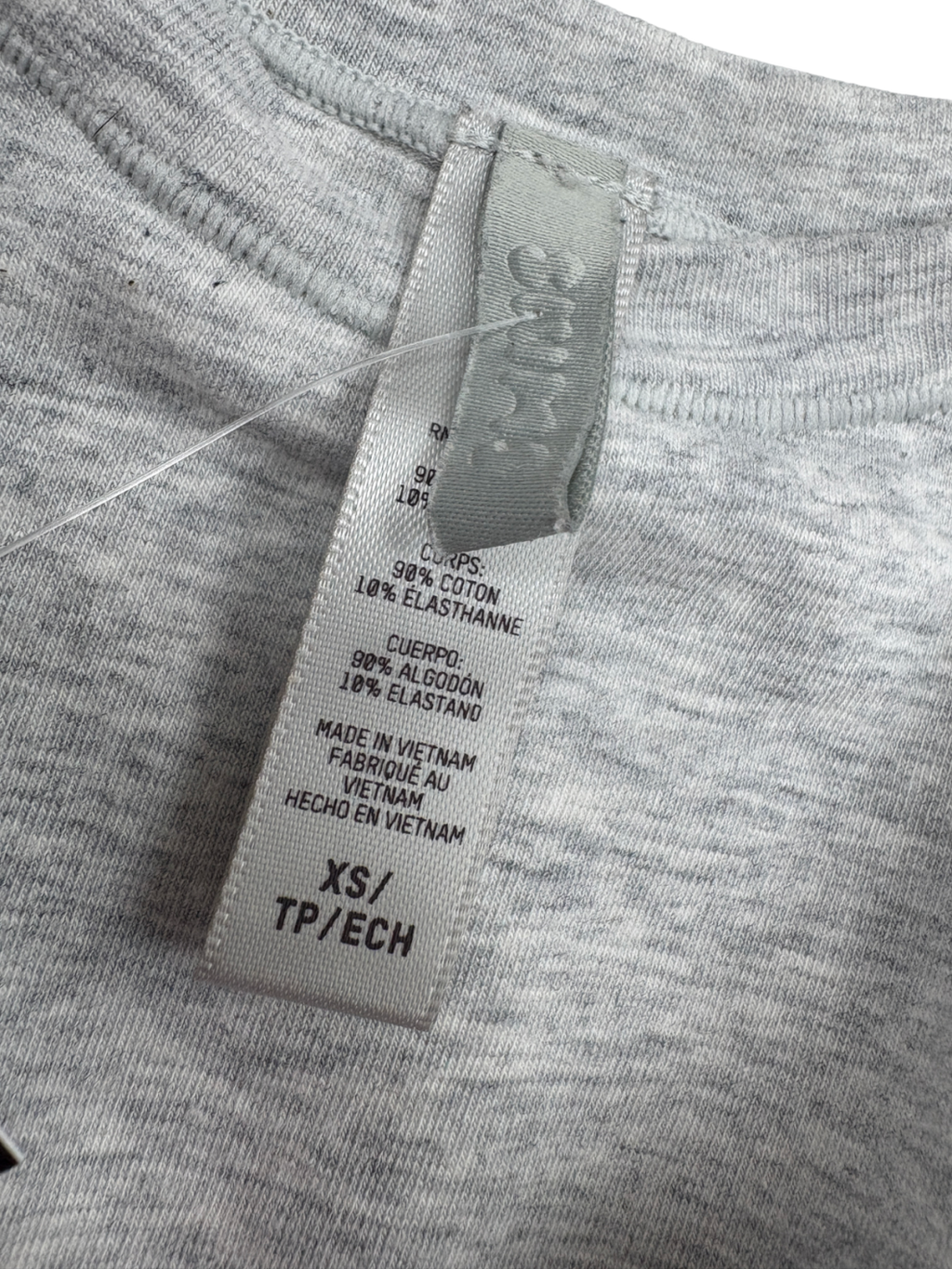 SKIMS Grey Stretch Jersey T-shirt UK XS