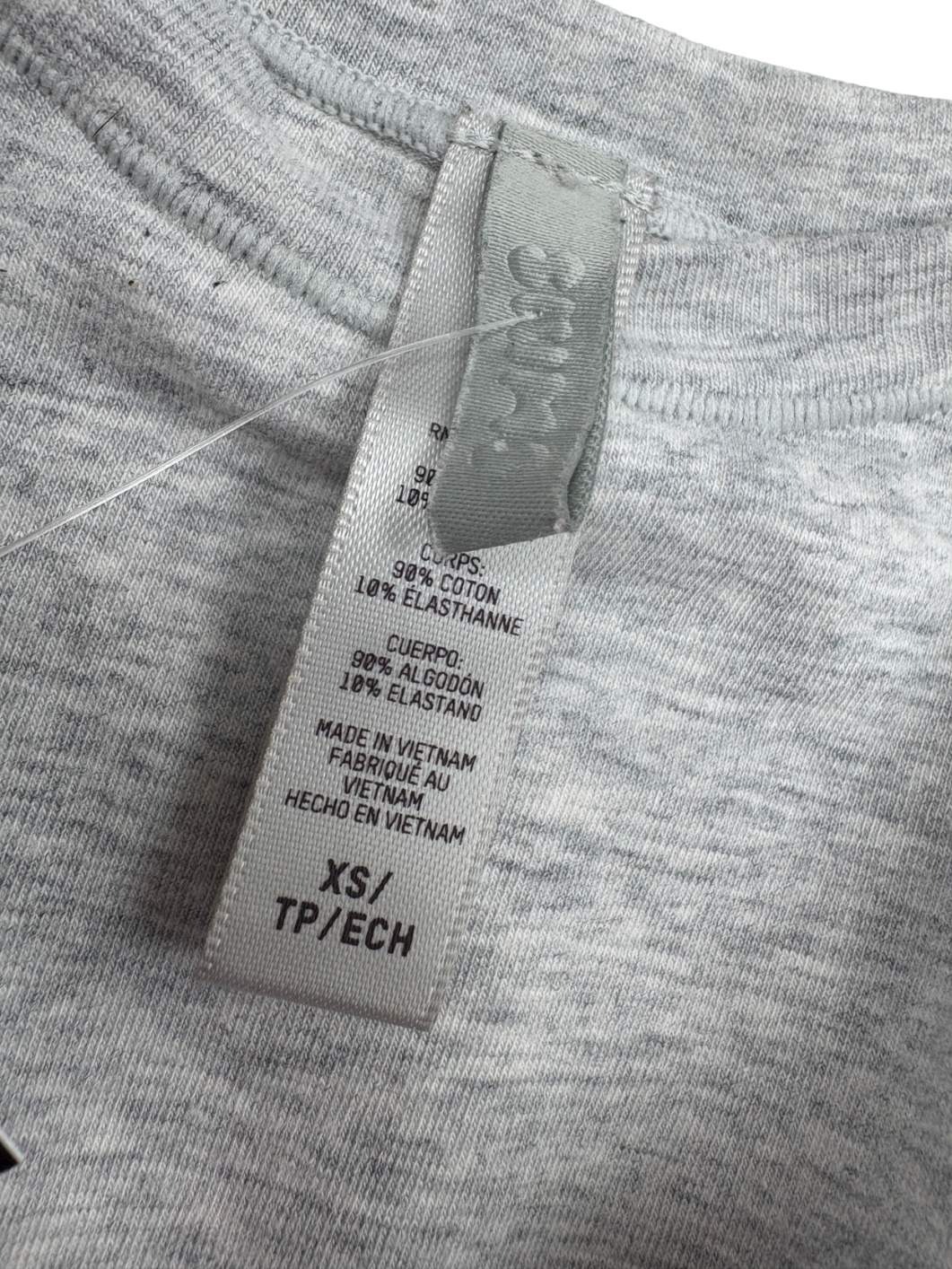 SKIMS Grey Stretch Jersey T-shirt UK XS