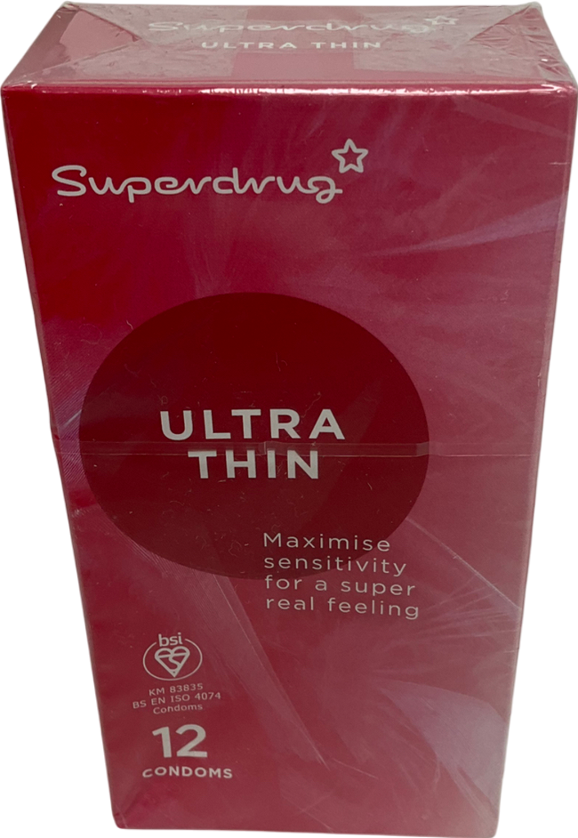 Superdrug Ultra Thin Condoms 12