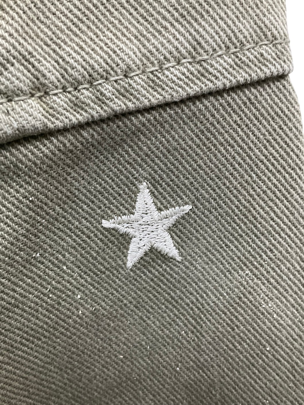 Mintie by Mint Velvet Green Star Embroidered denim Shacket 9 Years