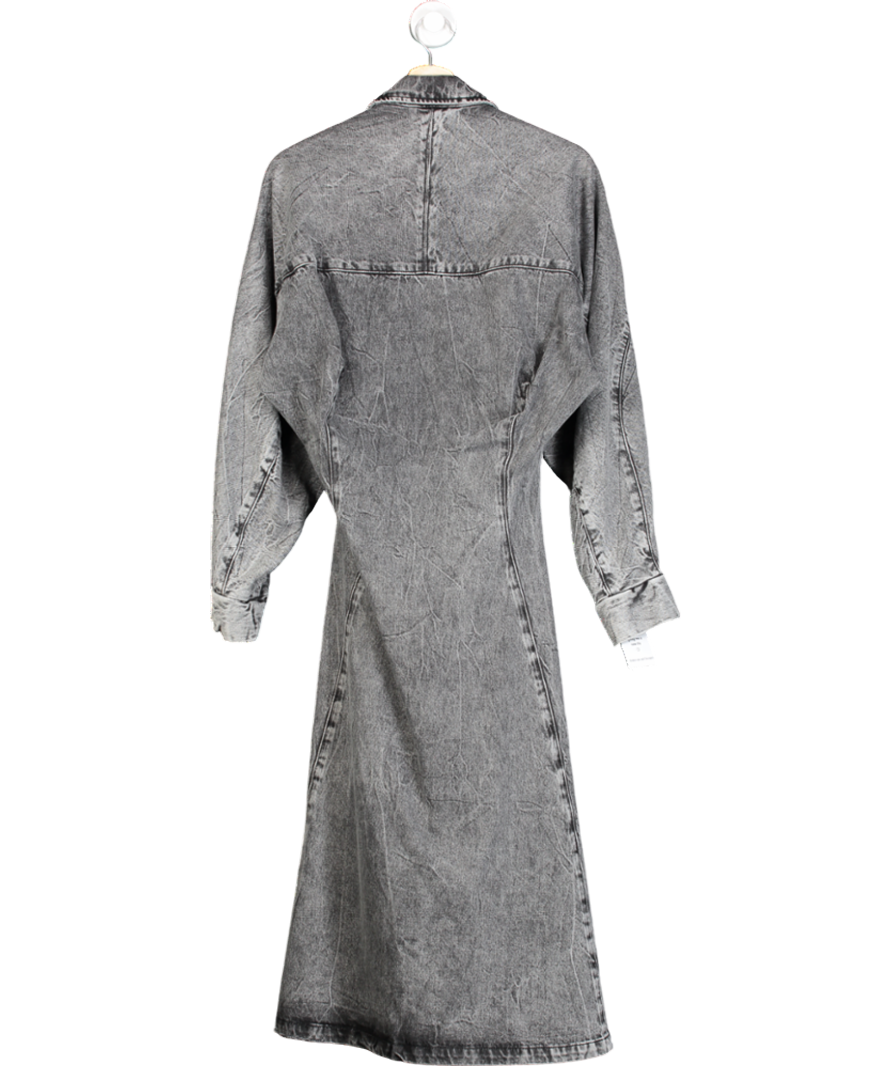 Holzweiler Sousha Dark Grey wash Denim Dress UK S