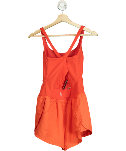 Free People Orange Righteous Runsie UK S