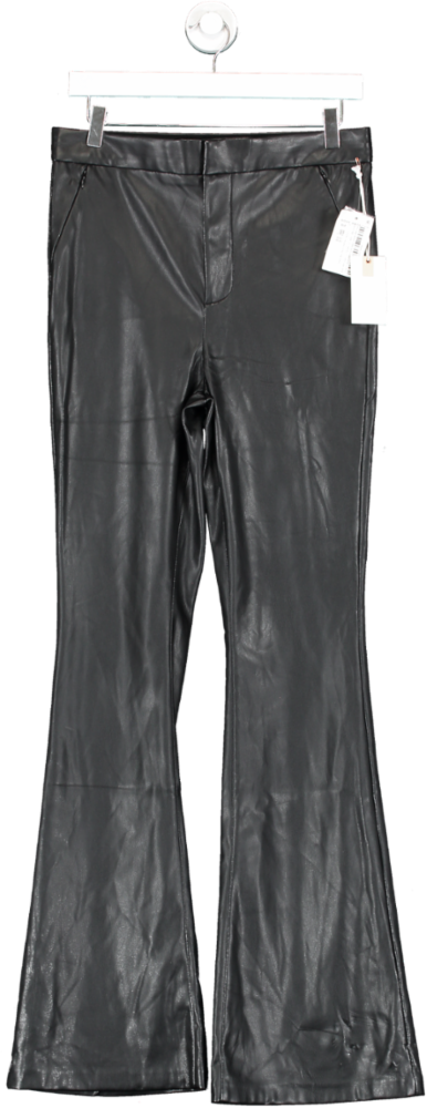 Good American Black Good Boy Faux Leather Pants W29