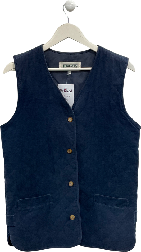 Rowlands Blue Corduroy Waistcoat UK M