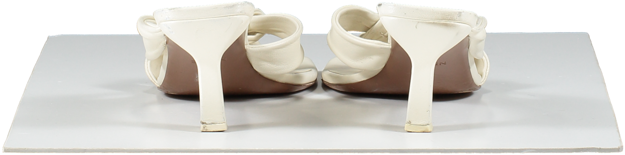 Neous Cream Dofida Knotted Leather Mules UK 7 EU 40 👠