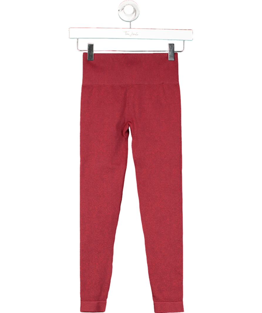 gymshark Red Adapt Fleck Seamless Leggings UK XS