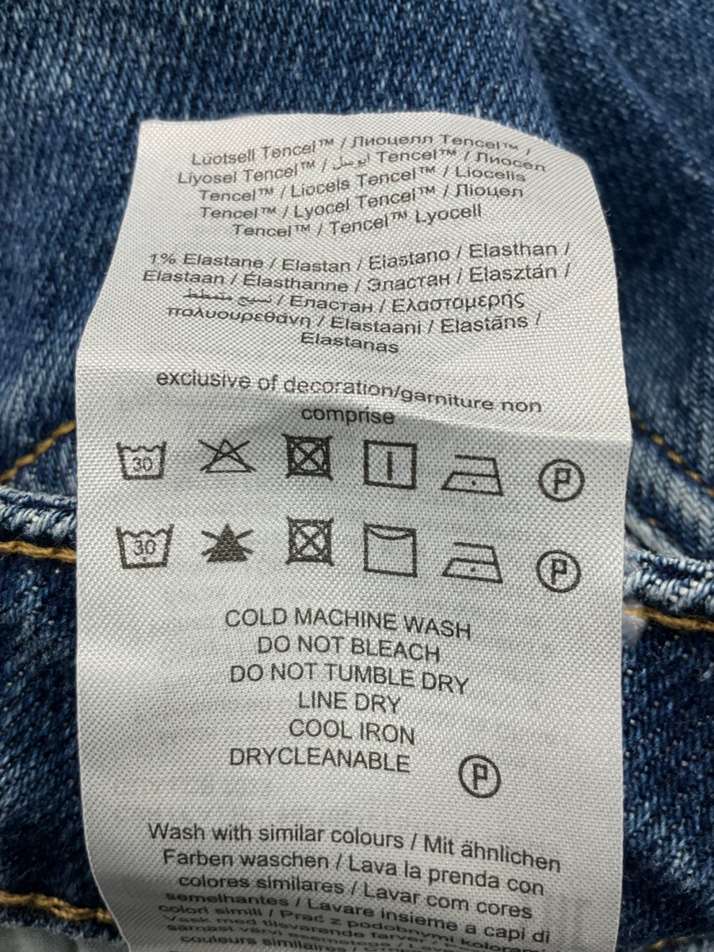 Vero Moda Blue Wide Leg Jeans W30