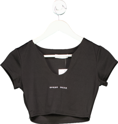 Sister Swim Black Spring Break Crop Top