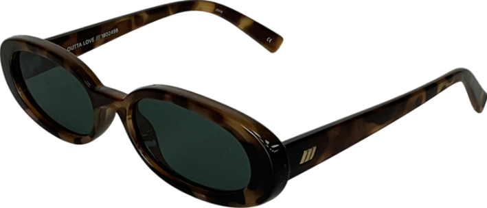 Le Specs Brown Outta Love Sunglasses One Size