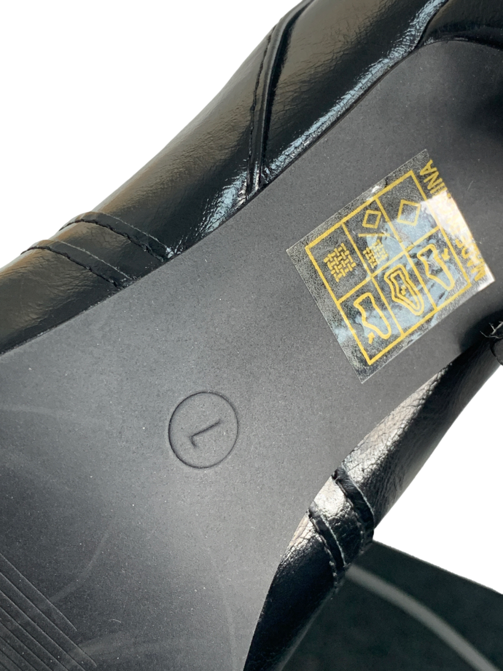 SHEIN Buckle Decor Stiletto Healed Classic Black Fashion Boots UK 7 EU 40 👠