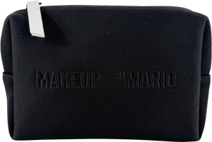 BY MARIO Black Zipped Makeup Bag One Size