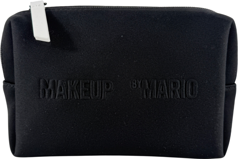 BY MARIO Black Zipped Makeup Bag One Size