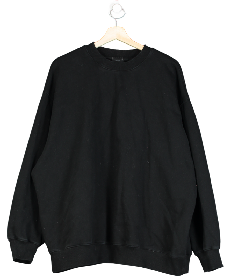 SKIMS Black Relaxed Crewneck UK XL
