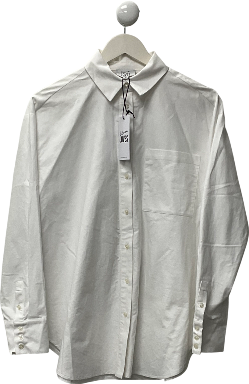 Eleven Loves White The Perfect Shirt UK 12