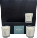 Wild Nectar & Co White Three Candle Gift Set