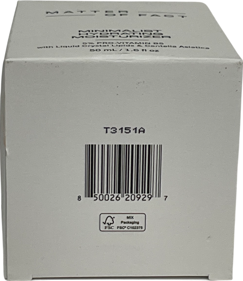 matter of fact Minimalist Hydrating Moisturizer 50ml