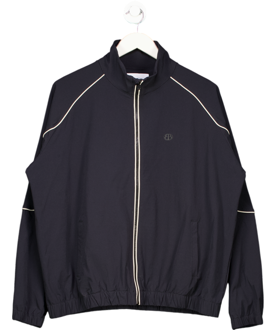 Organic Basics Black Track Jacket UK M