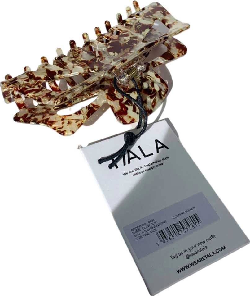 TALA Brown Hair Claw One Size