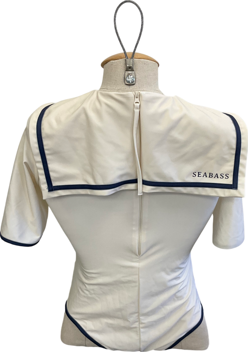 Seabass Cream Uv Sailor Nice Swimsuit UK S