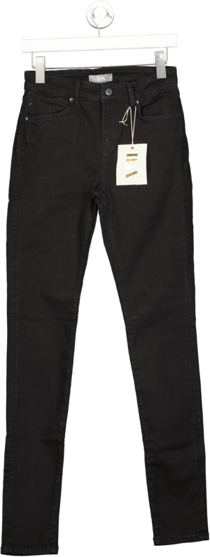 DONNA IDA Black Luxury High Waisted Jeans W24