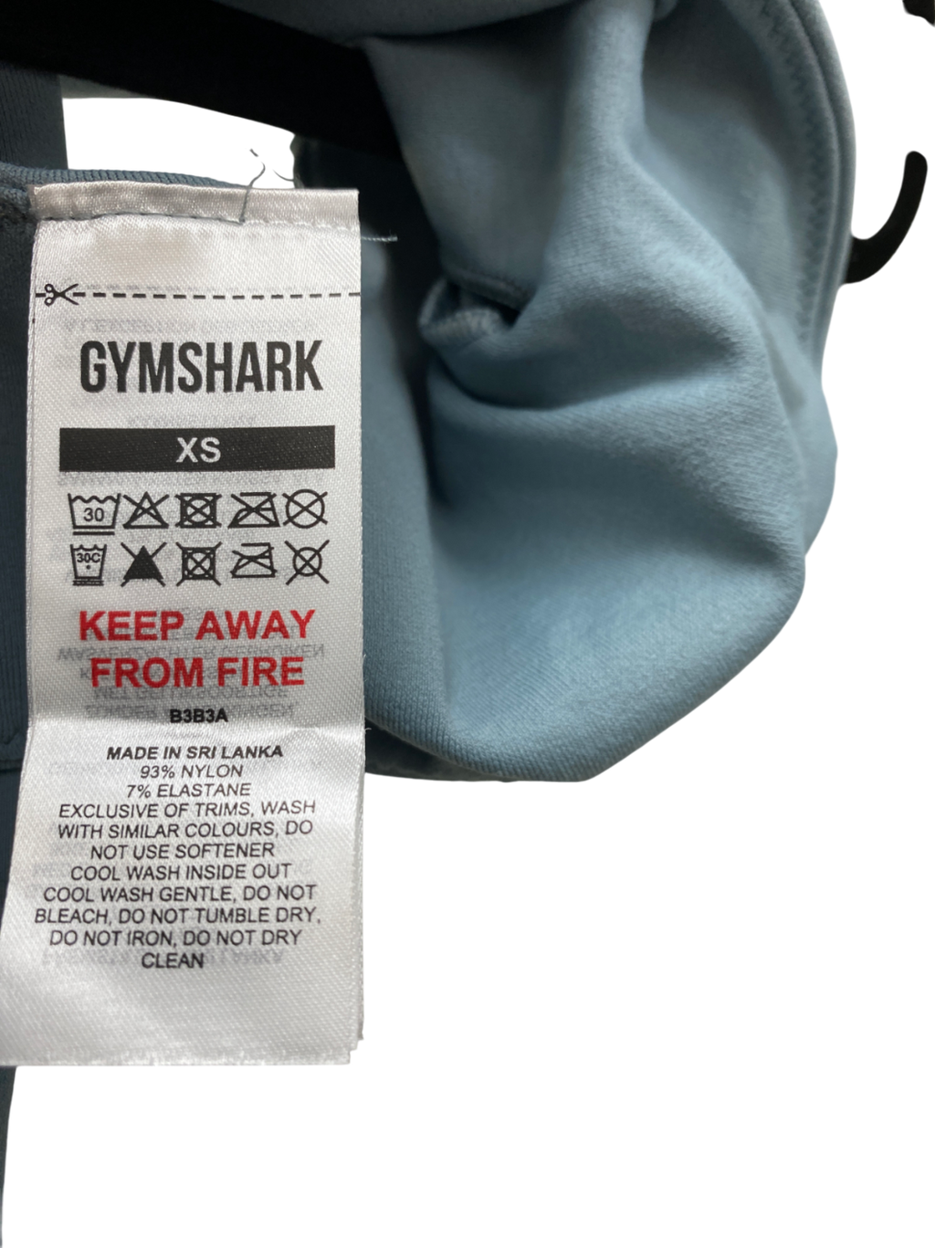 gymshark Blue Soft Sculpt Cap Sleeve Bralette And Leggings UK XS