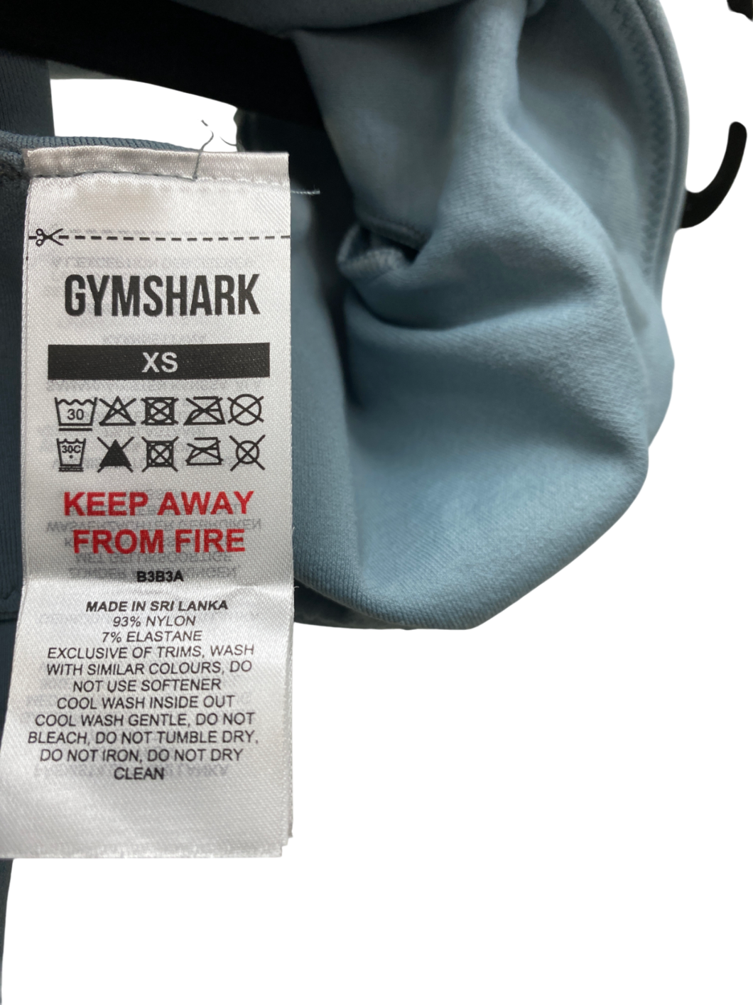 gymshark Blue Soft Sculpt Cap Sleeve Bralette And Leggings UK XS