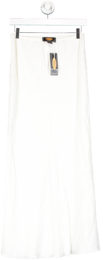 Urban Outfitters Cream Lnen Maxi Skirt UK S