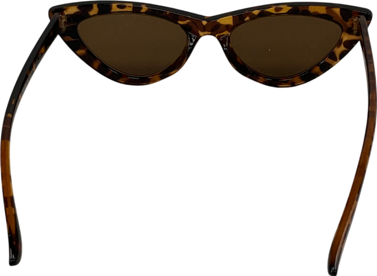 ZARA Brown Cat Eye Sunglasses One Size