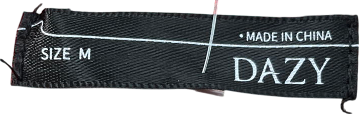 dazy Red And Beige Plaid Flannel Shirt UK M